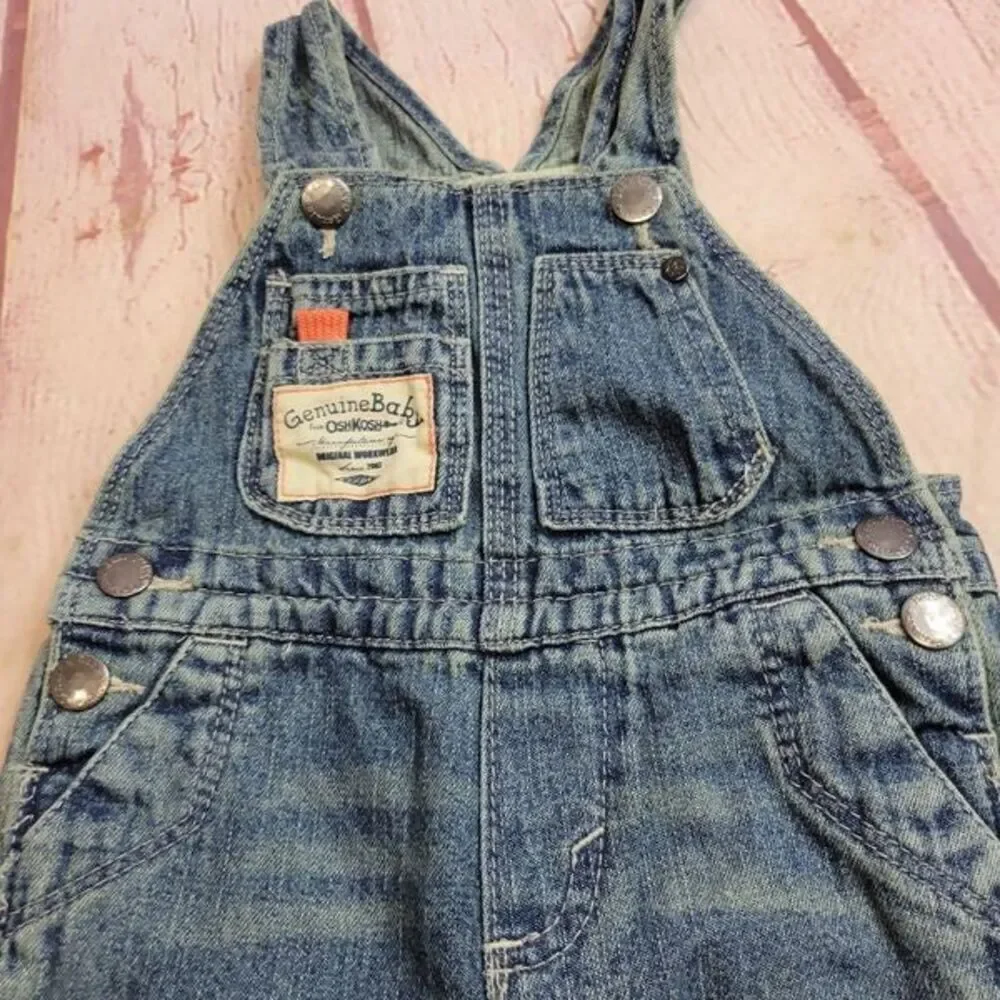 OshKosh denim overalls 3mo